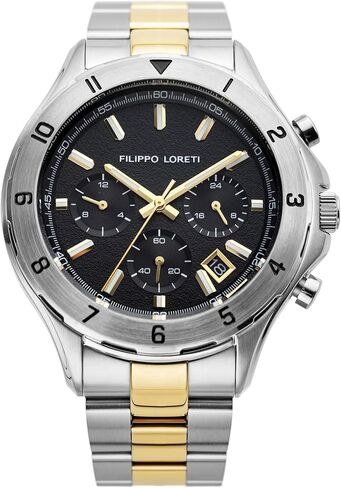 FILIPPO LORETI Pista Sports Outdoor Men's Watch 100M Water Resistant 42mm Multifunction Movement Wrist Watch for Men in Saudi Arabia