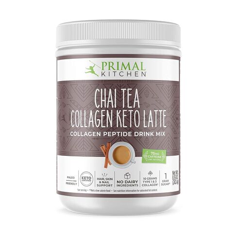 Primal Kitchen Chocolate Collagen Fuel Drink Mix, Chocolate Coconut Collagen Peptides, No Sugar or Dairy, 20 Ounces in Kuwait