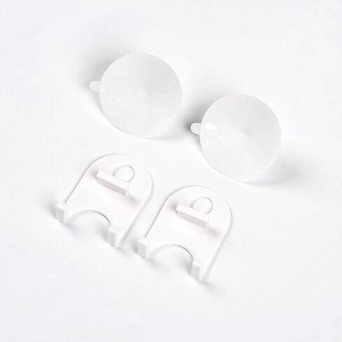 LazBlinds Pleated Blinds Accessory Set - 4Pcs White Suction Cups and 4Pcs Bracket in Saudi Arabia