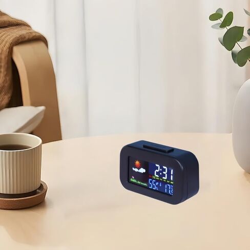 Desktop Alarm Clock Color Display for Bedroom Office Indoor Use in Saudi Arabia