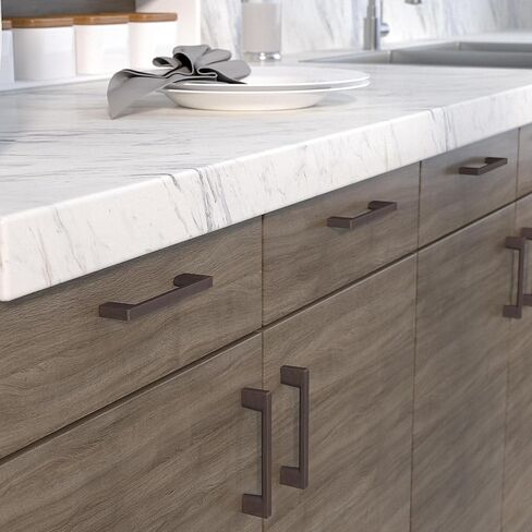 3 25/32" Center Bar Pull Finish: Brushed Nickel in Saudi Arabia