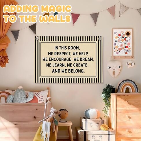 Playroom Wall Decor, Long Live Playtime Linen Canvas Banner,Toddler Playroom Decor Kids Room Nursery with Star Pattern Wall Decor for Toddler Boys Toy Room Bedroom,30x20 Inch in Saudi Arabia
