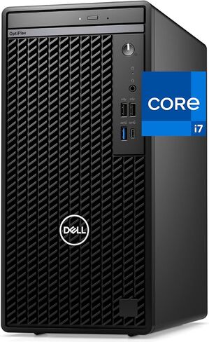 Dell OptiPlex 7020 Desktop SFF, Intel Core i7-12700K, 32GB DDR5, 1TB NVMe SSD, Type-C, WiFi 6e, Bluetooth, DisplayPort, HDMI, 7000 Small Form Factor Business Computer, Windows 11 Pro, Black in Saudi Arabia