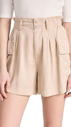 [BLANKNYC] Womens Luxury Clothing High Rise Elastic Waistband Cargo Short, Comfortable & Stylish in Saudi Arabia