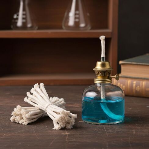30Pcs 1/4" (6mm) Round Cotton Oil Lamp Wicks Replacement for Candle Wick Braided for Alcohol Kerosene Torches Lantern DIY Handmade Candle Making Supplies in Saudi Arabia