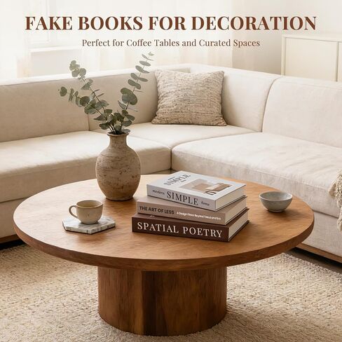 3Pcs Decorative Books, Coffee Table Books for Table Decor or Shelf Decor, Fake Books for Home Decoration in Saudi Arabia