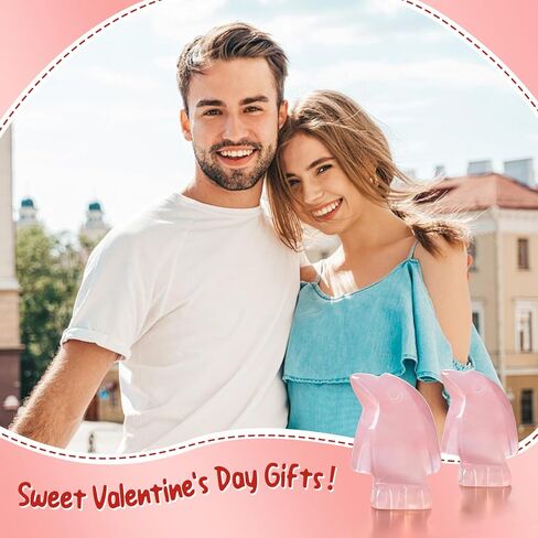 Valentines Day Gifts for Her Him,Rose Quartz Penguin Gifts for Couples,Romantic Anniversary Wedding Birthday Valentines Gift for Men Women Boyfriend Girlfriend Husband Wife in Saudi Arabia