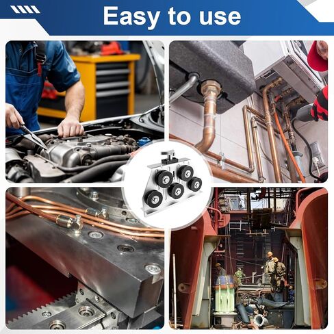 Tubing Straightener, Brake Line Straightener for 3/16 to 1/2 IN Diameter Pipe, Tube Straightener and Wire Straightener Fit for Fuel Line, Brake Line, Soft Aluminum Tubing and Copper Tubing in Kuwait