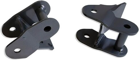 MAX TRAC SUSPENSION'S Part# 3032RH is A Pair of 2" Rear Lift Hangers FABRICATED from Steel & Powder Coated Grey in Saudi Arabia