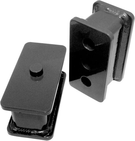 MAX TRAC SUSPENSION'S Part# 812225 is A Pair of 2.5" Lift Blocks FABRICATED from Steel & Powder Coated Grey in Saudi Arabia