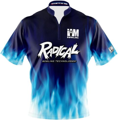 Logo Infusion Dye-Sublimated Bowling Jersey (Sash Collar) - I AM Bowling Fun Design 2016-RD - Radical in Saudi Arabia