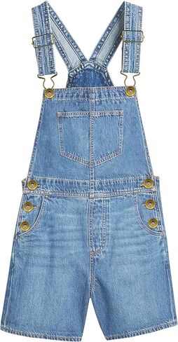 Remimi Kids Overalls Shorts Summer Denim Shortsalls Cotton Daily Wear Rompers With Pockets 3-15 Years in Saudi Arabia