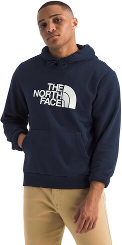 هودي The NORTH FACE للرجال بغطاء للرأس بنصف قبة | سويت شيرت بغطاء رأس مكون من قطعتين، رباط قابل للتعديل، جيب يدوي كانجارو in Kuwait