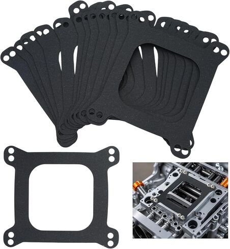 AUGSHY 12 Pack Carburetor Gasket Bulk 4 bbl 1/16" Thick Compatible with SBC BBC 350 Carburetor Gaskets Carb Gasket for Enhanced Engine Sealing Performance in Saudi Arabia