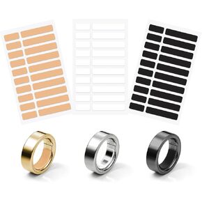 180 قطعة لضبط حجم الحلقة الذكية لخاتم Oura Gen 4&3 / Galaxy Ring/Ultra Human Ring AIR، 3 ألوان 9 أوراق، فواصل ضبط الحلقة غير المرئية والحلقات الفضفاضة in Saudi Arabia