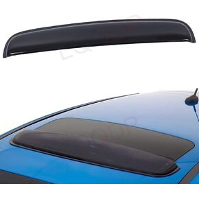 Set of 1 35" / 89cm (34" Between The Inner Edge) Universal Small Size Smoke Acrylic Tape-On Sun/Rain Guard Top Sun/Moon Roof Visor Fit 28“-34" Moonroof/Sunroof in Saudi Arabia