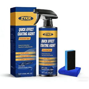 Zykr Nano Quick Coat Restore، سائل طلاء وختم 4.23 أونصة سائلة للسيارات لتعزيز اللمعان وحماية الطلاء، مرمم الطلاء الشفاف، رذاذ سريع التفاصيل (قطعة واحدة) in Kuwait