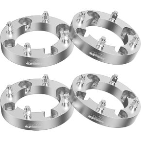 فواصل عجلة GAsupply 4×156 ATV 12x1.5 مسامير، 1.5 بوصة 38 مم 4 محولات فاصل عجلة سوداء 131 مم، 4 قطع in Kuwait