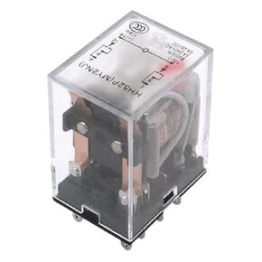 HH52P HH53P HH54P Electromagnetic Relay Switch, DC 6V 12V 24V AC 220V, LED Indicator, Miniature Coil Intermediate Relay, Low Power General Purpose, Epoxy Sealed (HH52P DC24V) in Kuwait