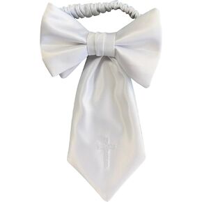 Boys Communion Armband White Embroidered Religious Cross (Boys) in Kuwait