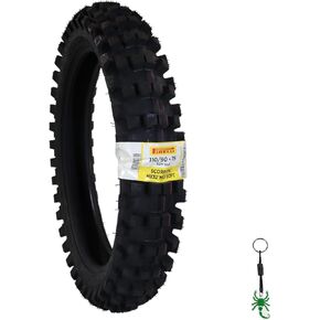 إطار الدراجة الترابية الخلفية Pirelli Scorpion MX 32 Mid Soft 110/90-19 مع سلسلة مفاتيح - فردي in Kuwait