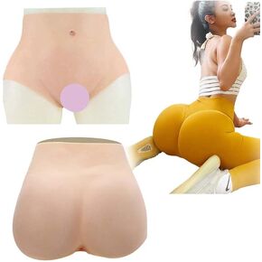 GAOLEI Crossdressing Silicone Panties Fake Pussy Pants Men's Hiding Gaff Underwear for Transgender in Saudi Arabia