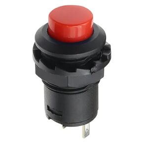 DS-228 DS-428 مفتاح زر الضغط، 12 مم قفل ذاتي مؤقت، أحمر، 3A 125VAC 1.5A 250VAC، هيكل نحاسي (أبيض مؤقت) in Kuwait