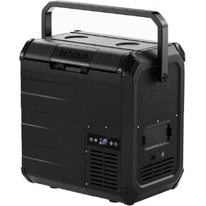 ثلاجة سيارة EENOUR D18 12 فولت، فريزر محمول مع بطارية قابلة للفصل 19Qt/18L، مبرد يعمل بالبطارية والطاقة الشمسية، -4 ~ 50 درجة فهرنهايت، 12/24 فولت تيار مستمر، 110 ~ 240 فولت تيار متردد، ثلاجة 12 فولت للتخييم، رحلات الطريق، عربة سكن متنقلة، شاحنة in Kuwait