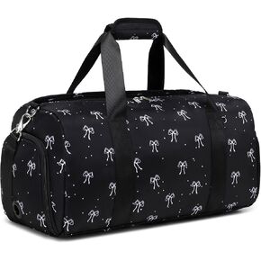 Girls Duffle Bags, Large-capacity Purple Gym Sport Bag Girls Gymnastics Overnight Bag Travel Sleepover Bags with Wet & Shoe Compartments Ballet Bag for Girls in Saudi Arabia