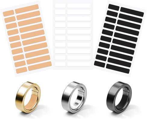 180 Pcs Smart Ring Size Adjuster for Oura Ring Gen 4&3 / Galaxy Ring/Ultra Human Ring AIR, 3 Color 9 Sheets, Invisible Ring Adjuster Spacers & Tignters for Loose Rings in Saudi Arabia