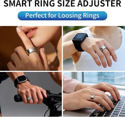 180 Pcs Smart Ring Size Adjuster for Oura Ring Gen 4&3 / Galaxy Ring/Ultra Human Ring AIR, 3 Color 9 Sheets, Invisible Ring Adjuster Spacers & Tignters for Loose Rings in Saudi Arabia