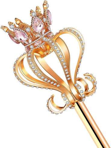 JamingHG الدعائم التنكرية لمهرجان صولجان حجر الراين الفضي واللؤلؤ (ذهبي وردي) in Kuwait