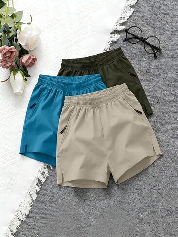 3PCS Boys Shorts, Casual Athletic Wear, Multi-Pack Set for Teen Boys and Youth in Saudi Arabia