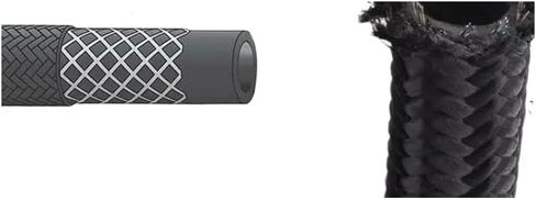 10FT AN6 طقم خرطوم خط وقود الزيت الأسود مع 10 قطعة تركيبات محول دوارة 0 45 90 180 درجة in Kuwait