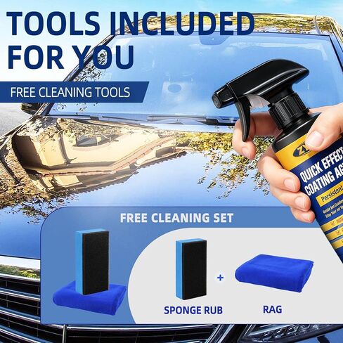Zykr Nano Quick Coat Restore، سائل طلاء وختم 4.23 أونصة سائلة للسيارات لتعزيز اللمعان وحماية الطلاء، مرمم الطلاء الشفاف، رذاذ سريع التفاصيل (قطعة واحدة) in Kuwait