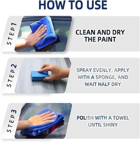 Zykr Nano Quick Coat Restore، سائل طلاء وختم 4.23 أونصة سائلة للسيارات لتعزيز اللمعان وحماية الطلاء، مرمم الطلاء الشفاف، رذاذ سريع التفاصيل (قطعة واحدة) in Kuwait