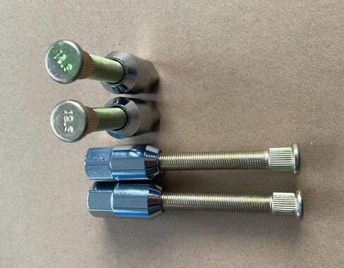 4PCS (3/8-24 * 2.68") Front Wheel Studs Bolts 7518654 with Lug Nuts 7547309 Replacement for 2008 2009-2014 Polaris RZR 800, S800 UTV; RZR 570 2012-2013 in Saudi Arabia