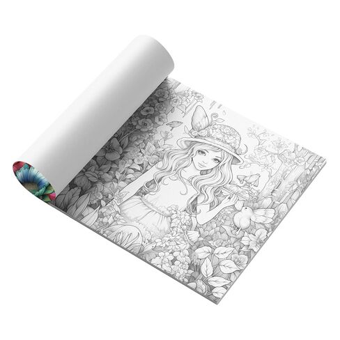 Women's adult coloring books, each containing 20 pages. Dream Garden series patterns. A gift to relieve anxiety - the perfect stress-reducing coloring book in Saudi Arabia