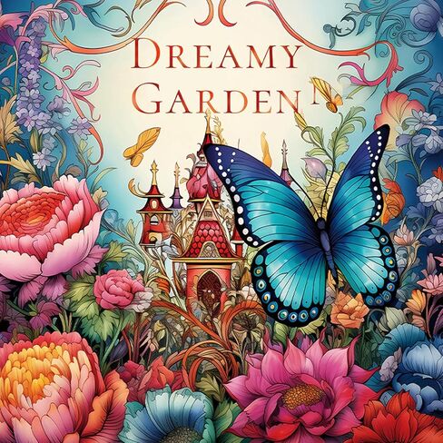 Women's adult coloring books, each containing 20 pages. Dream Garden series patterns. A gift to relieve anxiety - the perfect stress-reducing coloring book in Saudi Arabia