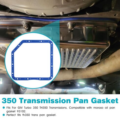 350 حشية وعاء زيت ناقل الحركة لـ GM Turbo 350 TH350 متوافقة مع حشية Moroso 93102، حشيات جديدة مطورة للسيارات th350 Turbo Trans Pan in Kuwait