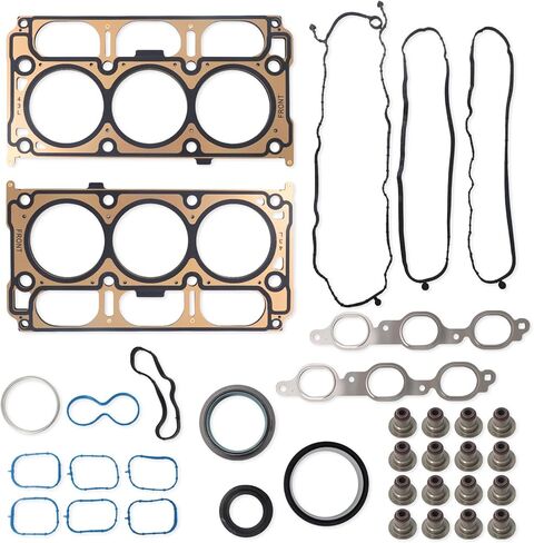 4.3L AFM DOD Camshaft Kit Fit for 2014-2020 Chevrolet Silverado 1500, GMC Sierra 1500 4.3L LV3 Engine, Includes Lifters, Head Gasket Set, Timing Chain, Bolts, Replace OE: HGS4243 12569256 in Saudi Arabia