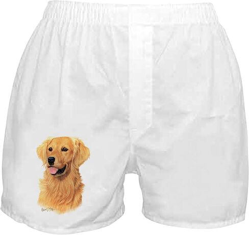 CafePress Golden Retriever Boxer Shorts Novelty Boxer Shorts, Funny Underwear Boxers in Saudi Arabia