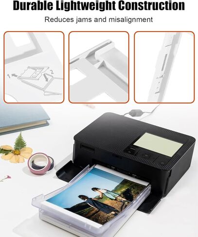 صينية إدخال ورق مقاس 5 بوصات متوافقة مع Canon Selphy CP1500 CP1300 CP1200 CP910 CP900، استبدال حامل بطاقة طابعة ورق الصور 89 × 119 مم in Kuwait