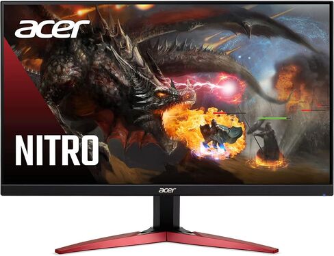 acer Nitro 27 Inch Full HD 1920 x 1080 ZeroFrame Design Gaming IPS Monitor | AMD FreeSync Premium | 200Hz Refresh | Up to 0.5ms | 1 x Display Port 1.2 and 2 x HDMI 2.0 Ports | KG271 X1biip in Kuwait