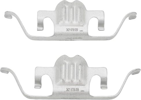 Pair of Rear Disc Brake Pad Retaining Clamp/Holder Brake Rattle Spring Clamp/Holder Replacement for 535i 530xi 528i 525i X5 X6 Replacement for 2011 Rear Disc Pad Retaining in Saudi Arabia