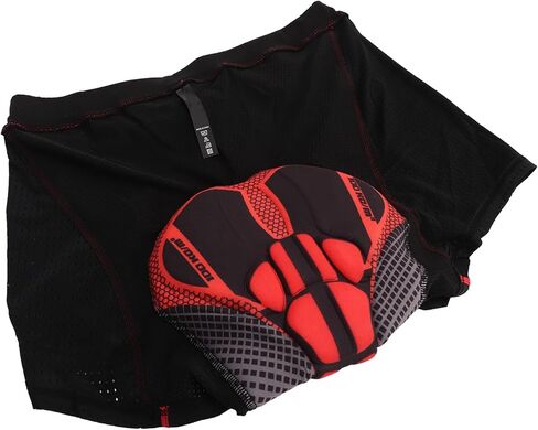 Cycling Underwear, Quick Dry Bike Shorts Moisture Wicking Black 5D Padded Comfortable Fit For Outdoor Activities in Saudi Arabia