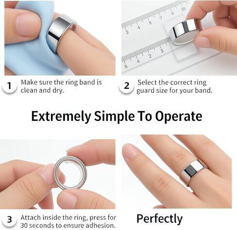 متوافق مع أداة ضبط حجم الحلقة Oura، 60 قطعة تناسب فاصل حلقة Oura، متوافق مع OuraRing Gen 4/3، RingConn 2/1، Samsung GalaxyRing، Ultra HumanRing AIR، مجموعة مقاسات حلقات مريحة وفضفاضة. in Kuwait