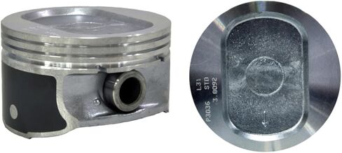 Single Dish Top Piston with Premium Rings - Standard Size - Fits 1997-2008 Ford 4.2L V6 Engines (F-150, E-150, E-250 Econoline & More) in Saudi Arabia