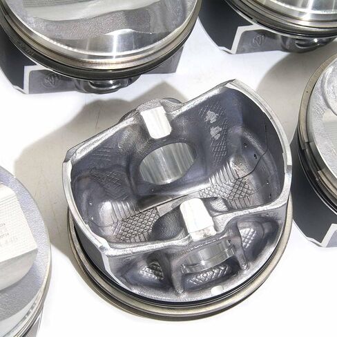 6x Φ84.51mm STD بيستونز مع مجموعة خواتم لأودي S5 A6 A7 A8 Q7 3.0L TFSI V6 DOHC 24V EA837 CREC CTDA 06E107065EC 06E107066EC in Kuwait