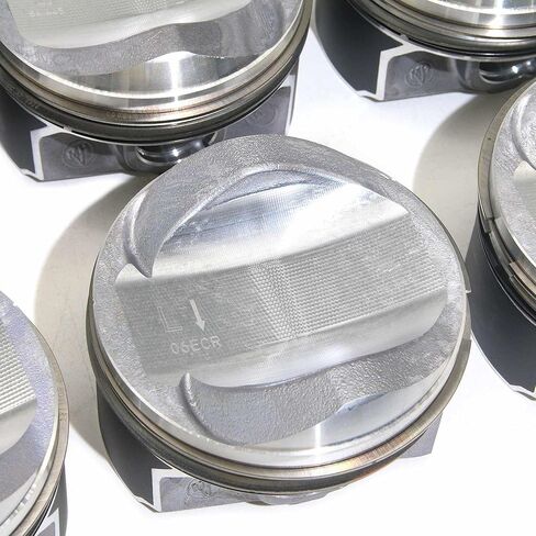 6x Φ84.51mm STD بيستونز مع مجموعة خواتم لأودي S5 A6 A7 A8 Q7 3.0L TFSI V6 DOHC 24V EA837 CREC CTDA 06E107065EC 06E107066EC in Kuwait